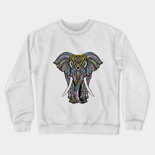 Elephant colored Mandala Crewneck Sweatshirt